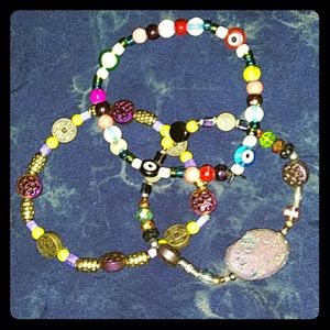 kelsi m(yself) Jewelry - *Just Made!*3* Purple/gold/+third eyes kelsi m(yself) Jewelry - *Just Made!*3* Purple/gold/+third eyes